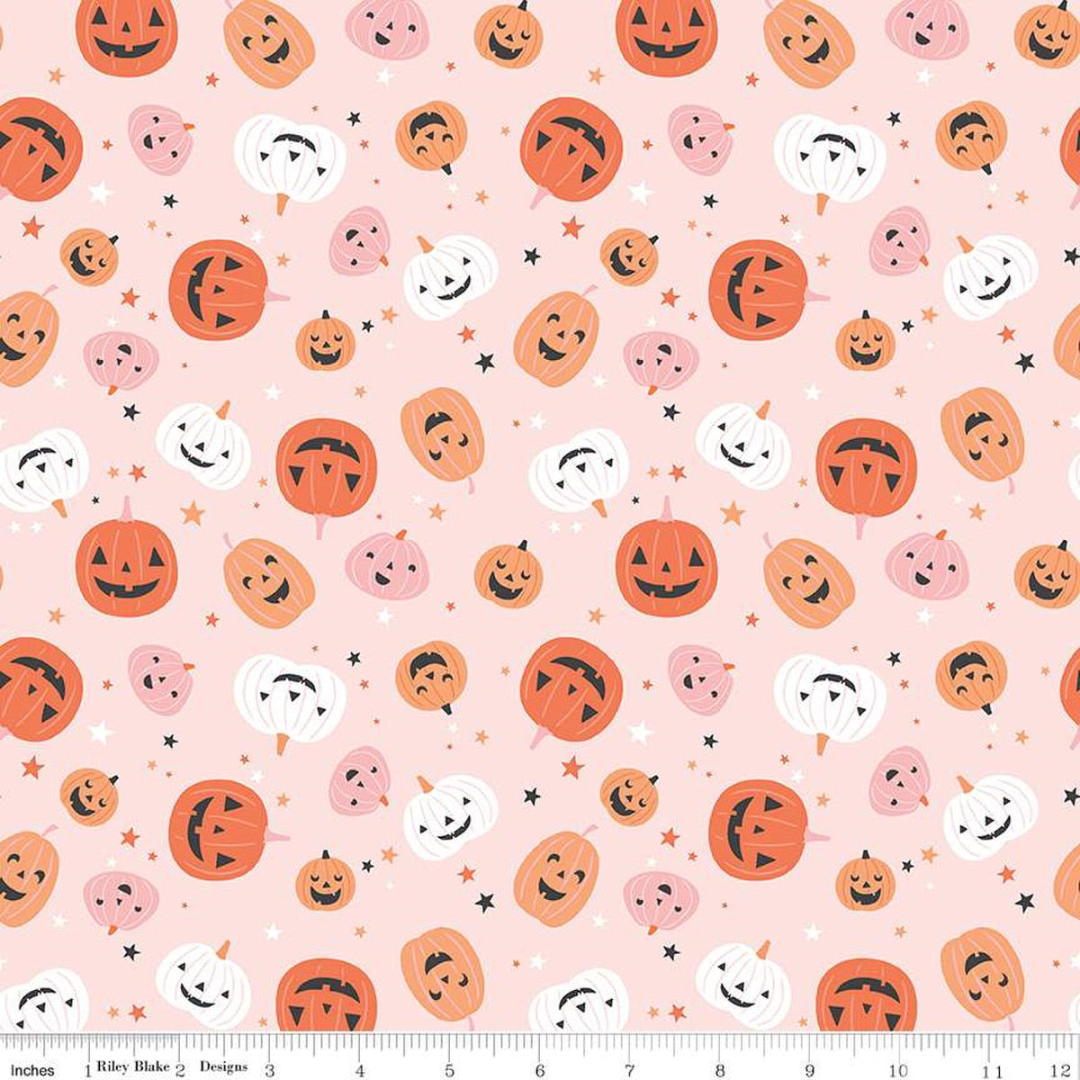 Hey Pumpkin Pumpkins Blush - Riley Blake Designs
