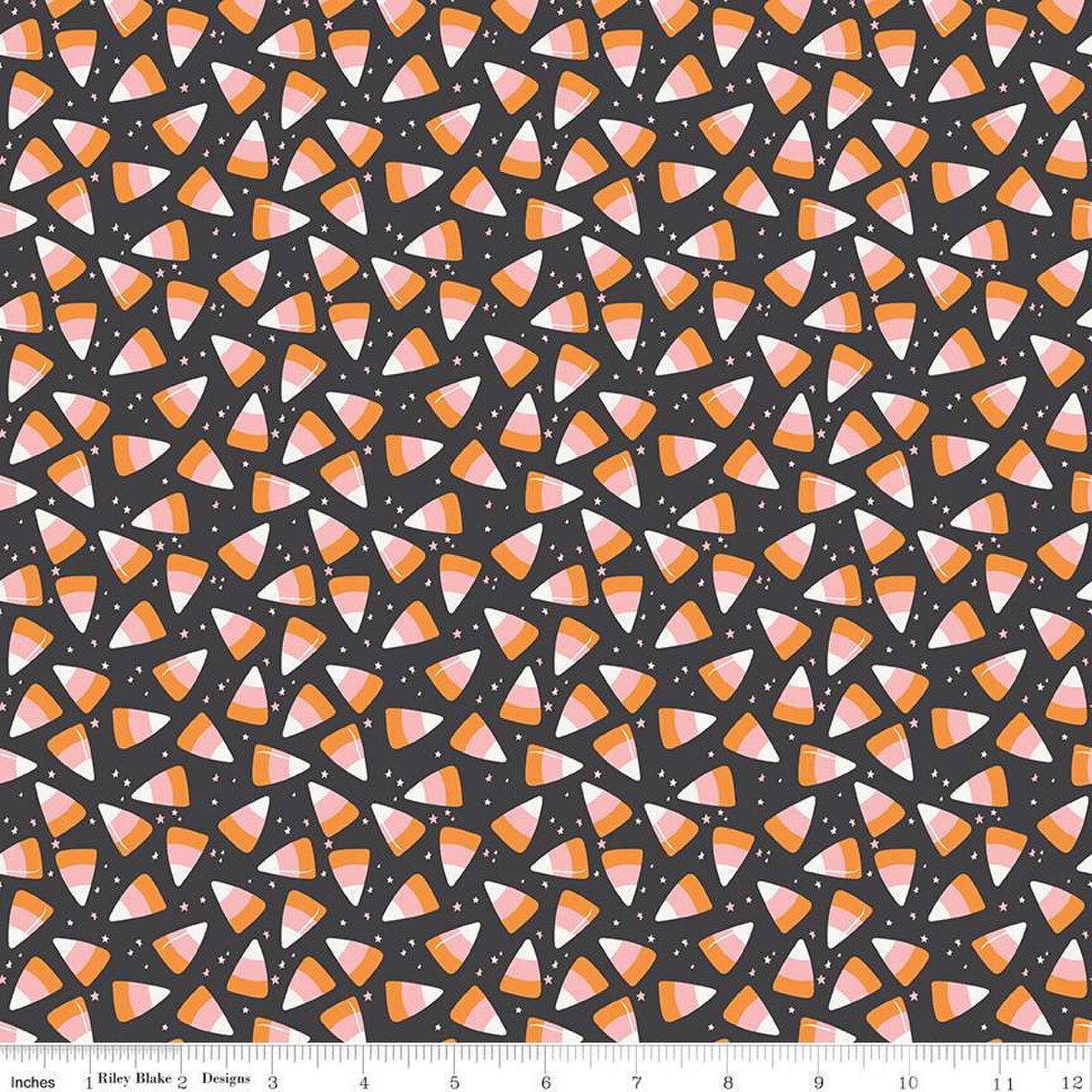 Hey Pumpkin Corn Candy Charcoal - Riley Blake Designs