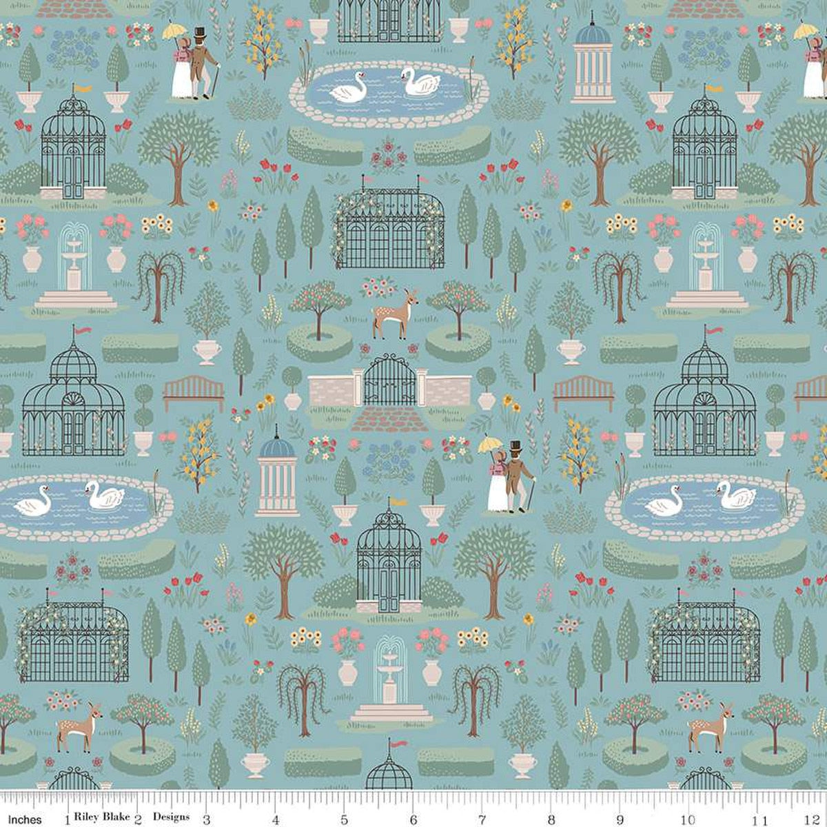 Emma Highbury Blue - Riley Blake Designs
