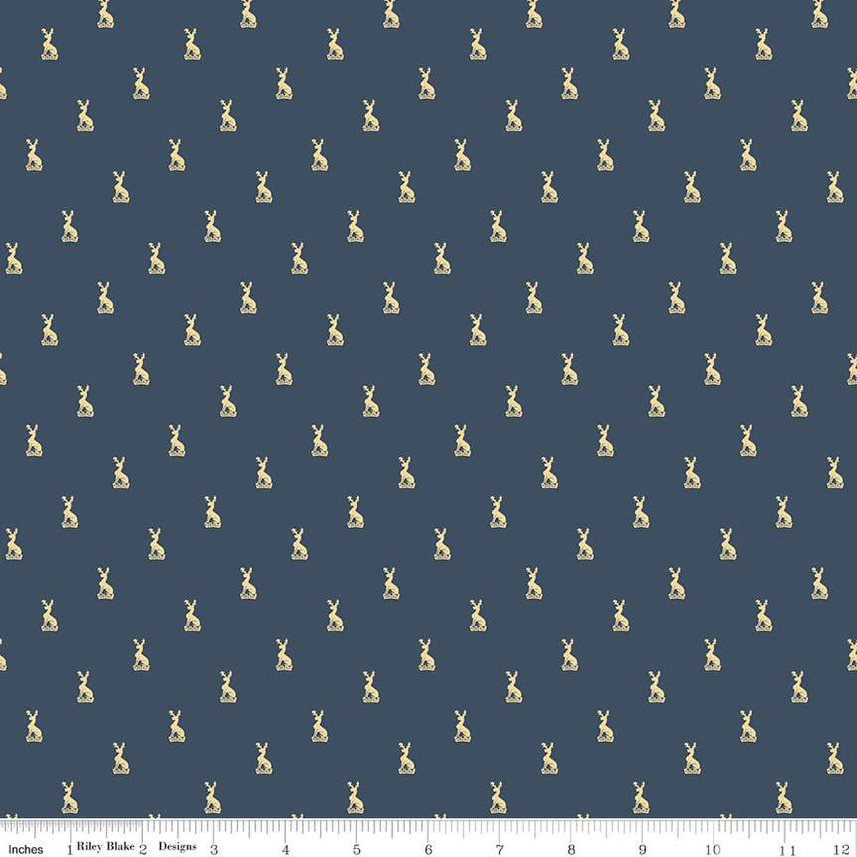 Emma Austen Family Crest Navy - Riley Blake Designs