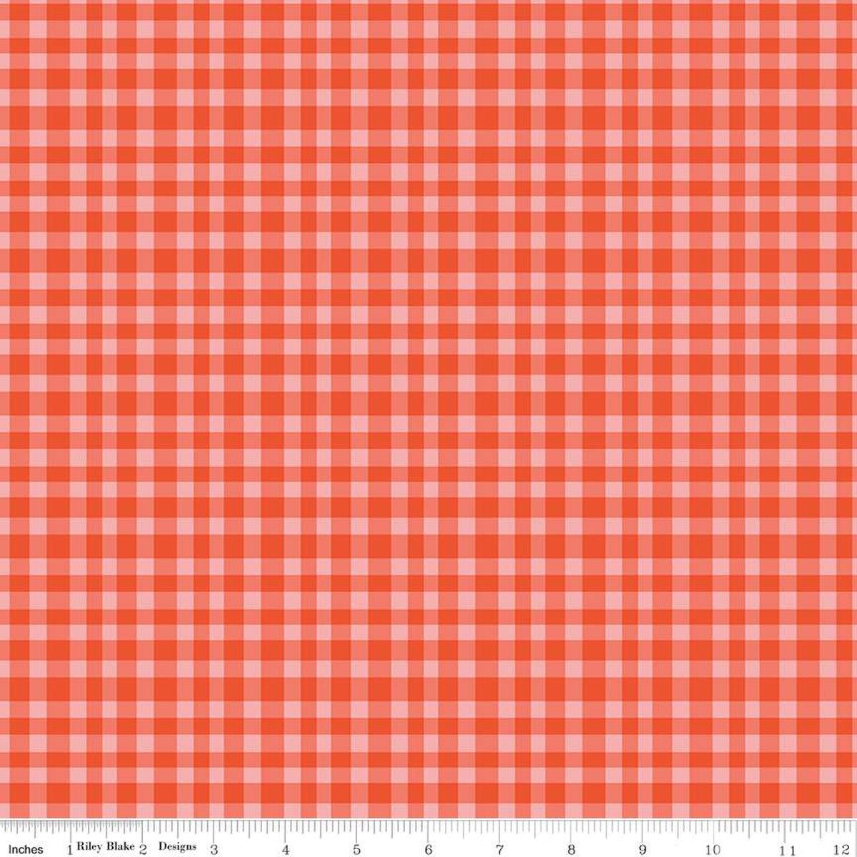 Hand Made Gingham Red - Riley Blake Designs