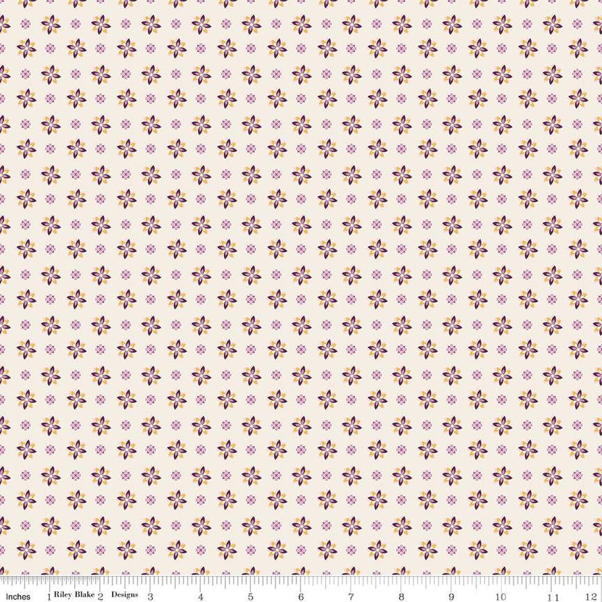 Juju's Petals Calico Cream - Riley Blake Designs