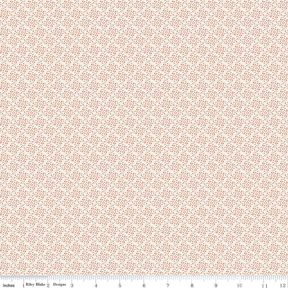 Juju's Petals Dots Cream - Riley Blake Designs