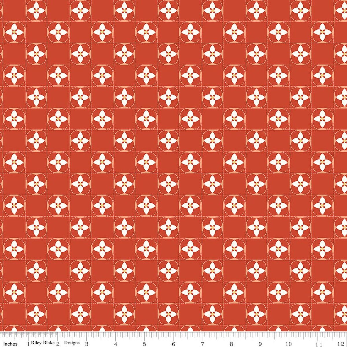 Utah Quilt Squares Orange - Riley Blake Designs