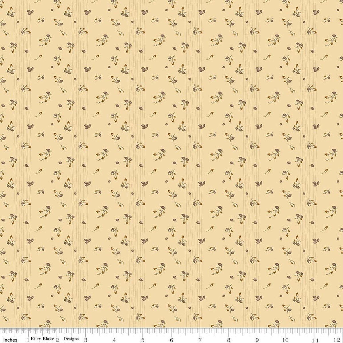 Renew Rosebuds Yellow - Riley Blake Designs