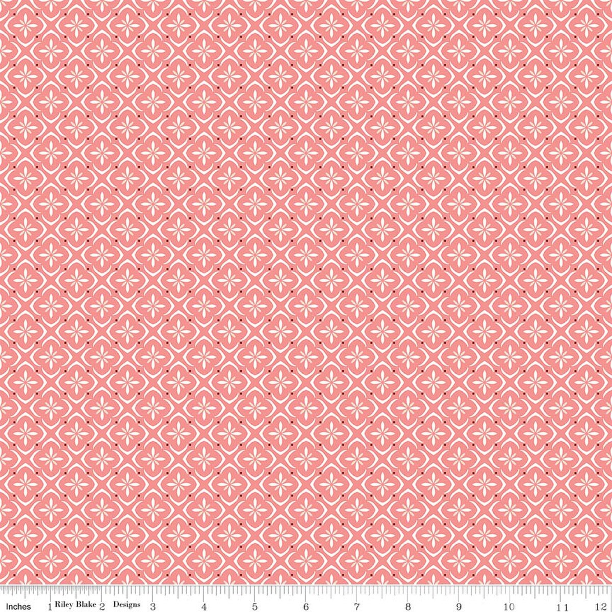 Renew Tile Coral - Riley Blake Designs