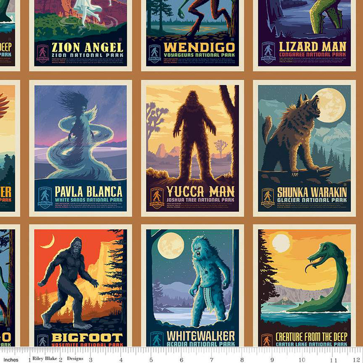Legends of the National Parks Collection By: Riley Blake Designs
