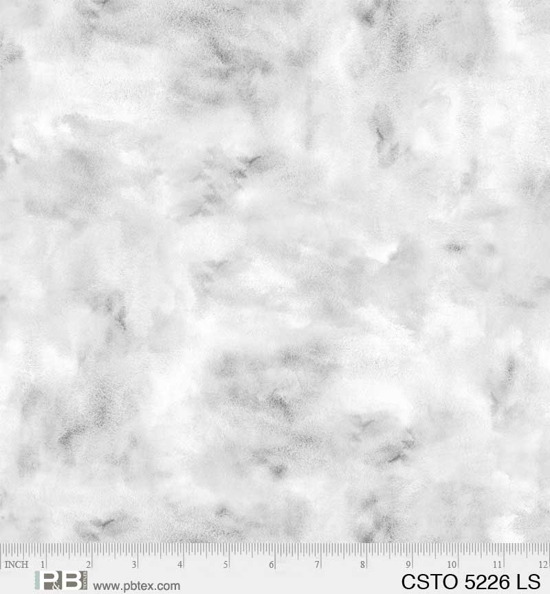 Mixed Watercolors Light Silver - P&B Textiles
