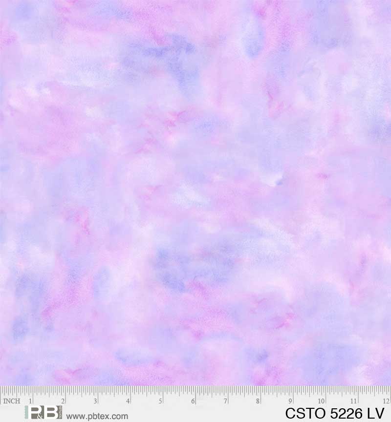 Mixed Watercolors Light Violet - P&B Textiles