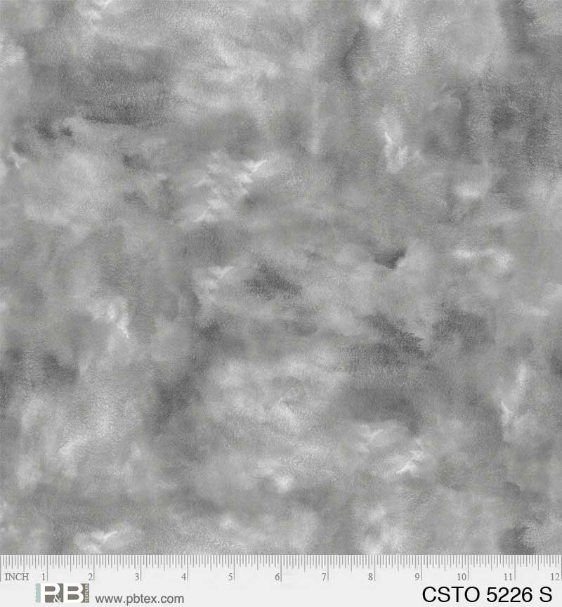 Mixed Watercolors Silver - P&B Textiles