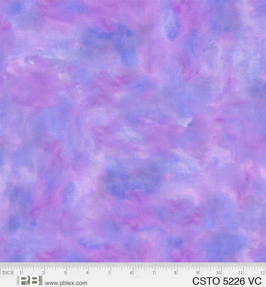 Mixed Watercolors Caring Violet - P&B Textiles
