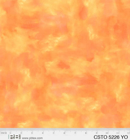 Mixed Watercolors Yellow Orange - P&B Textiles