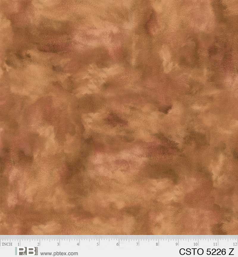 Mixed Watercolors Light Brown - P&B Textiles