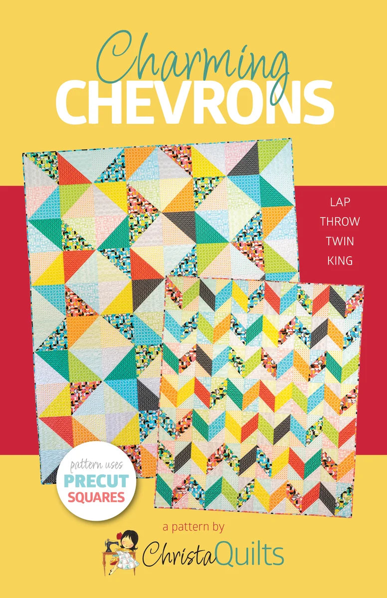 Charming Chevrons Paper Quilt Pattern by Christa