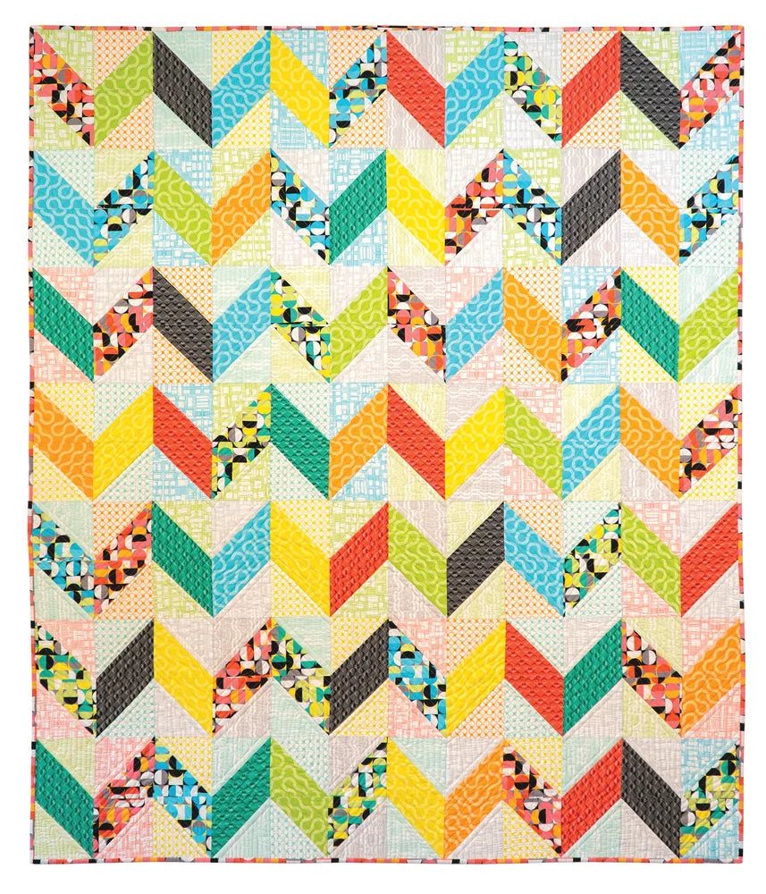 Charming Chevrons Paper Quilt Pattern by Christa
