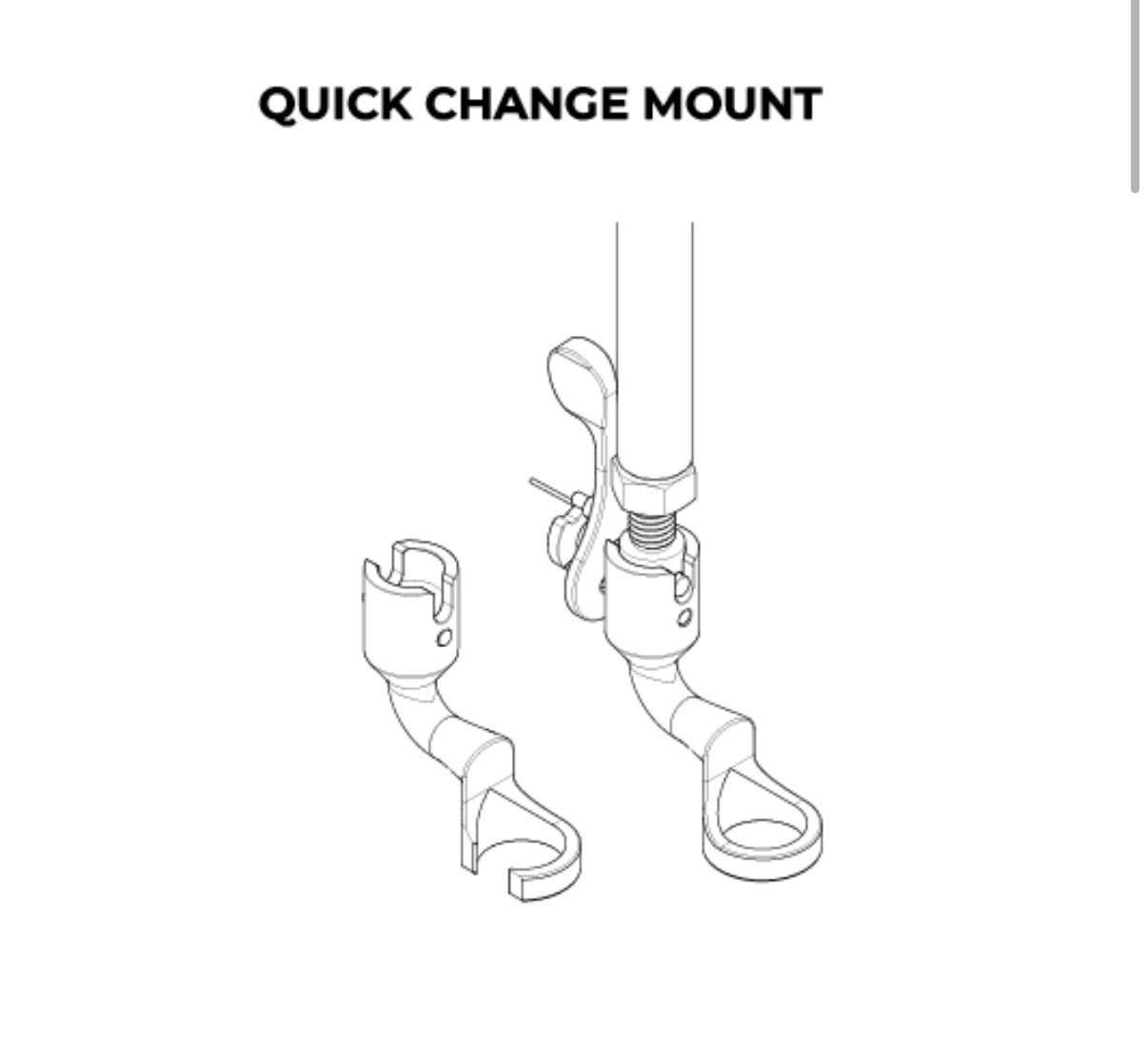 Handi Quilter Micro Foot - Quick Change Mount