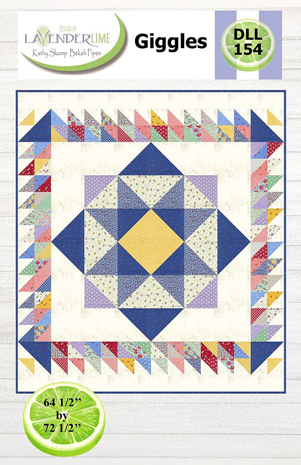 Giggles Quilt Pattern - Lavender Lime