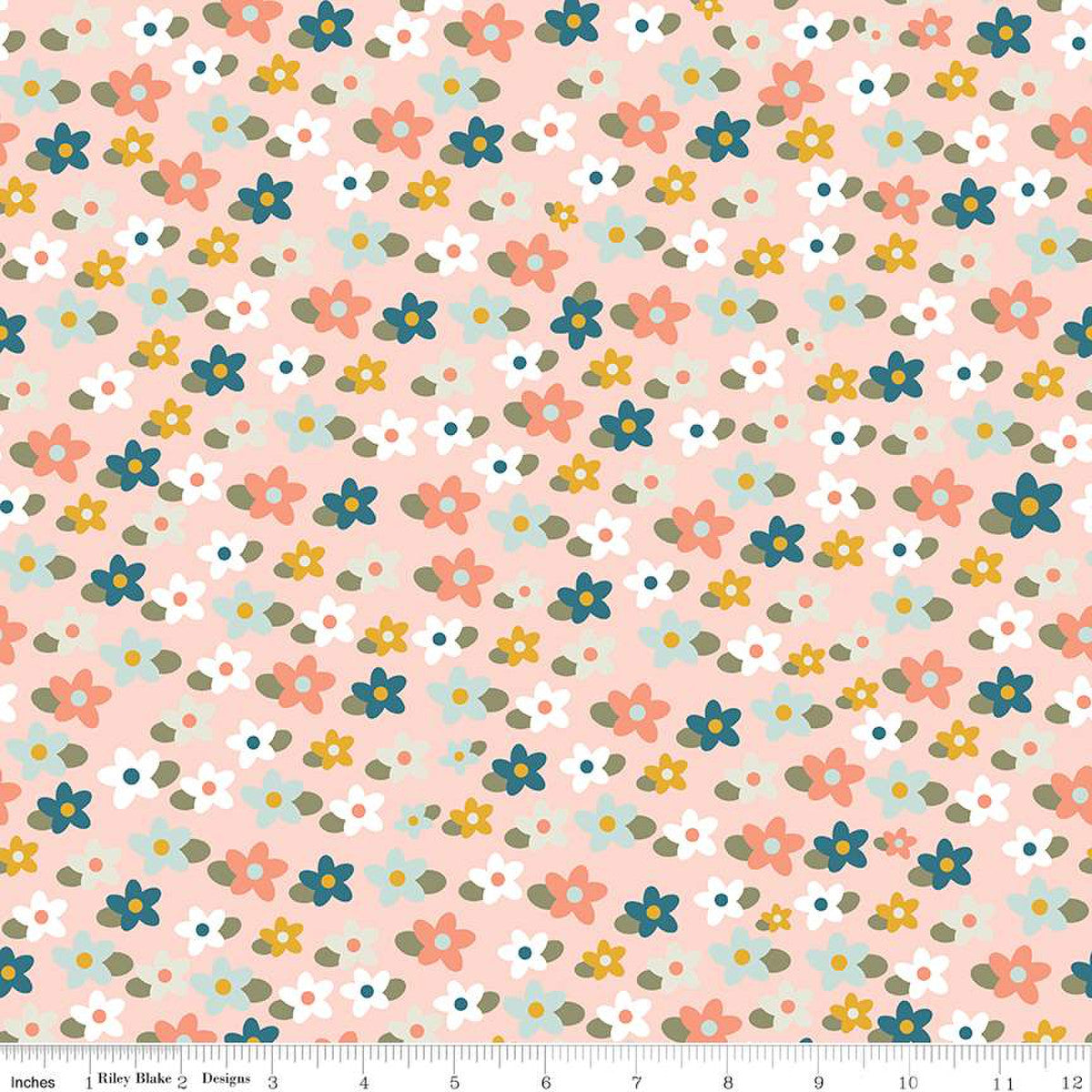 Make A Pretty Life Floral Designer Flannel By: Riley Blake Designs