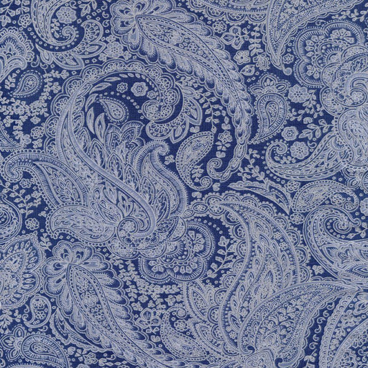 Metallic Paisley: Harbor - Timeless Treasures