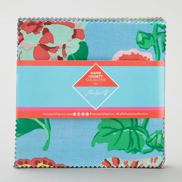 Kaffe Fassett Collective - February 2025 Cool Colorway Charm Pack