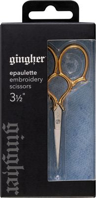 Gingher 3.5" Epaulette Embroidery Scissors