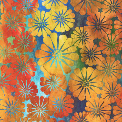 Impressions Gold Daisies - In The Beginning Fabrics