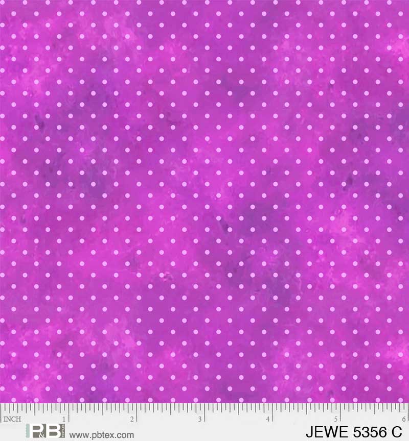 Light Purple with light Purple Dots - Jewel Collection P&B Textiles