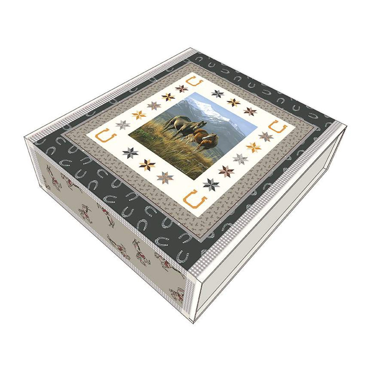 Smoky Valley Panel Quilt Boxed Kit - Riley Blake Designs