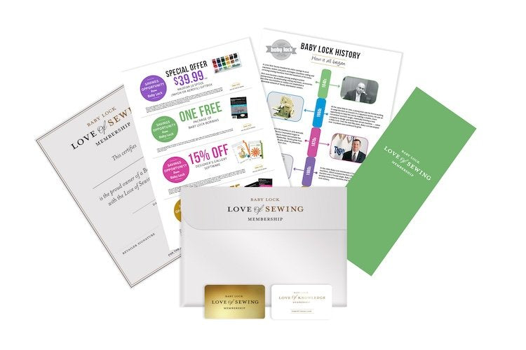 Baby Lock Love of Sewing Membership Level 4