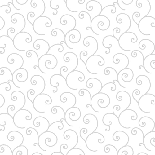 Kimberbell Basics Scroll White on White