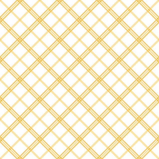 Yellow Plaid - Kimberbell Basics / Maywood Studio