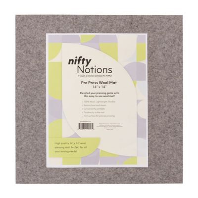 The Nifty Pro Press Pal Wool Mat 14 in x 14 in - Nifty Notions