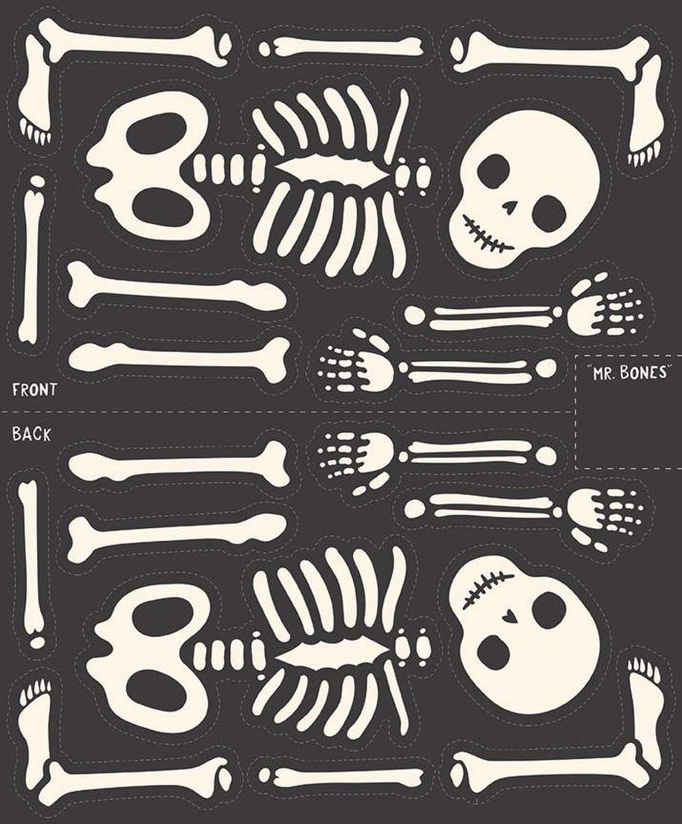 Hey Pumpkin Mr. Bones Jr. Panel - Riley Blake Designs