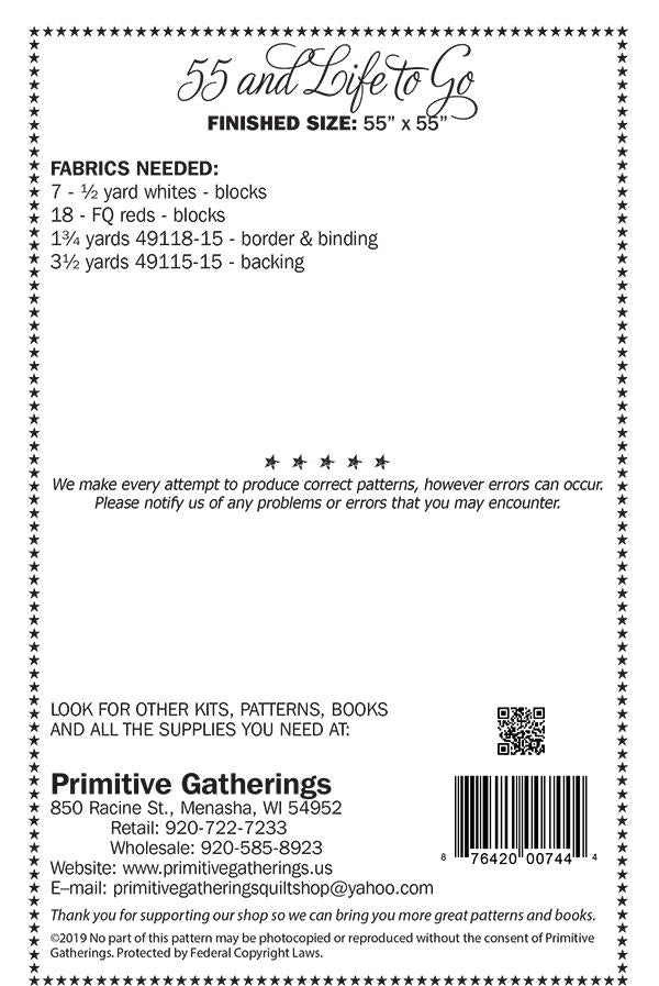 55 and Life To Go - Primitive Gatherings