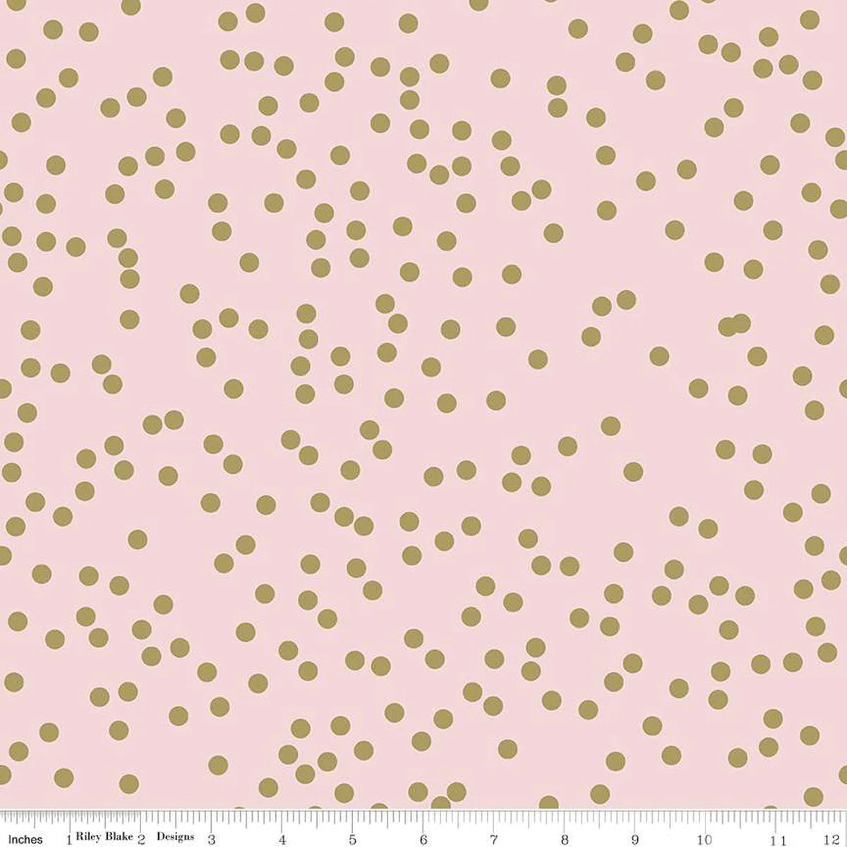 Monthly Placemats 2 January Confetti Blush Sparkle - Riley Blake Designs