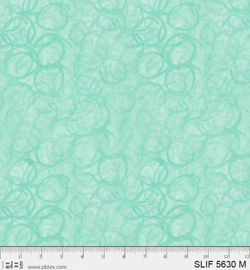 Circle Texture Mint - Still Life P&B Textiles