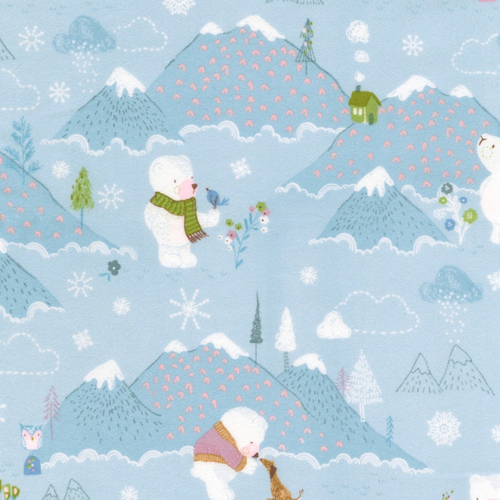 Robert Kaufman Breeze from Winter Days Flannel