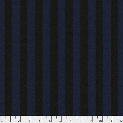 Shot Cotton Wide Stripe Ink - Free Spirit Fabrics