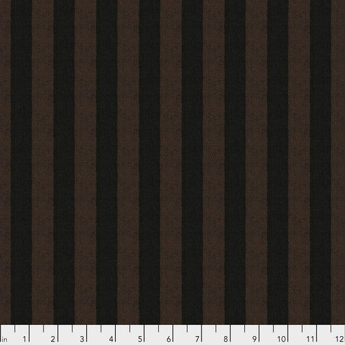 Shot Cotton Wide Stripe Peat - Free Spirit Fabrics