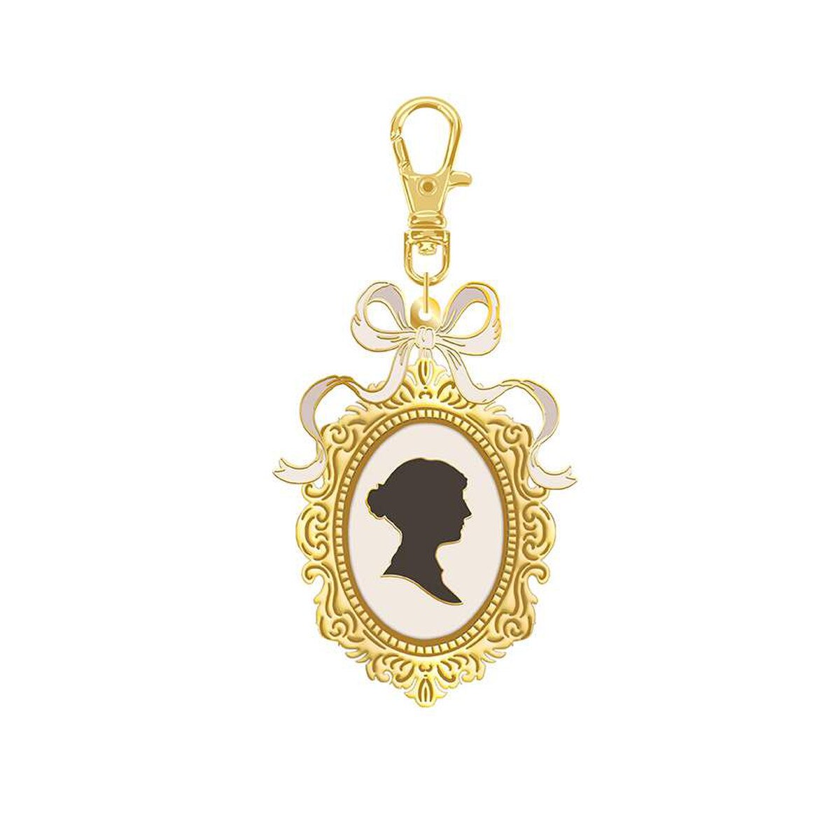 Jane Austen Silhouette Enamel Charm - Riley Blake Designs