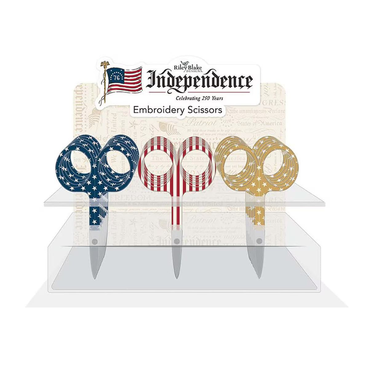Independence Embroidery Scissor - Riley Blake Designs