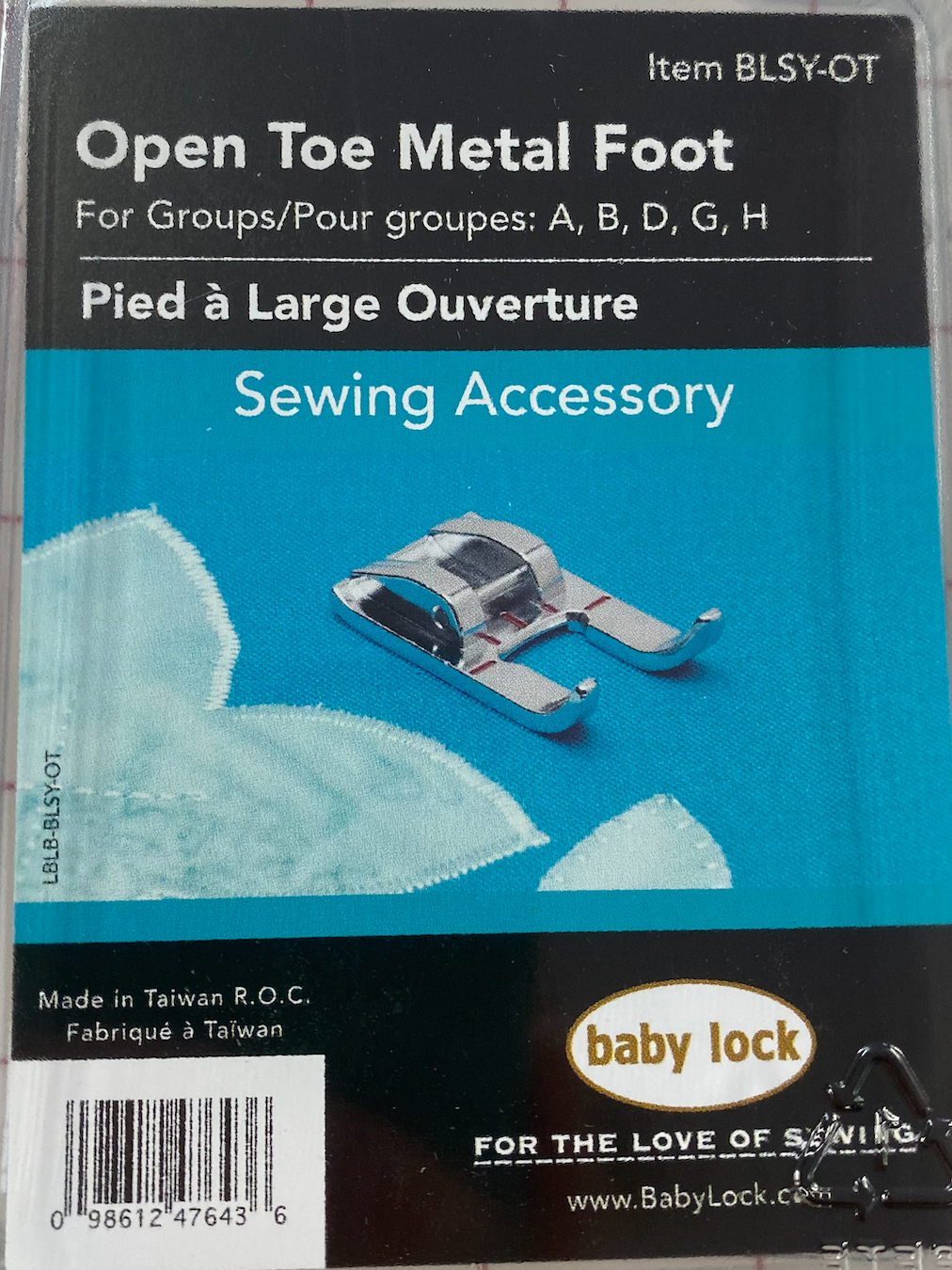 baby lock - Open Toe Metal Foot