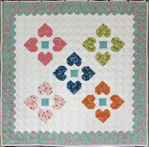 “Sweet Blooms” Quilt Pattern - Quilted Heartz