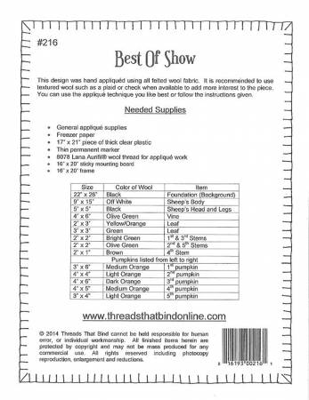 Best Of Show - Threads That Bind