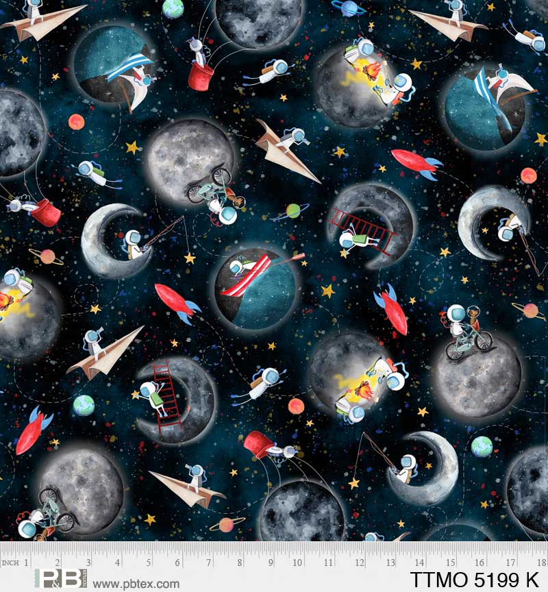 To The Moon Astronaut Toss - By: P&B Textiles