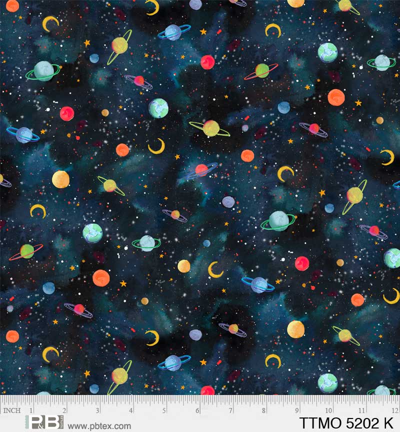 To The Moon Planets - By: P&B Textiles
