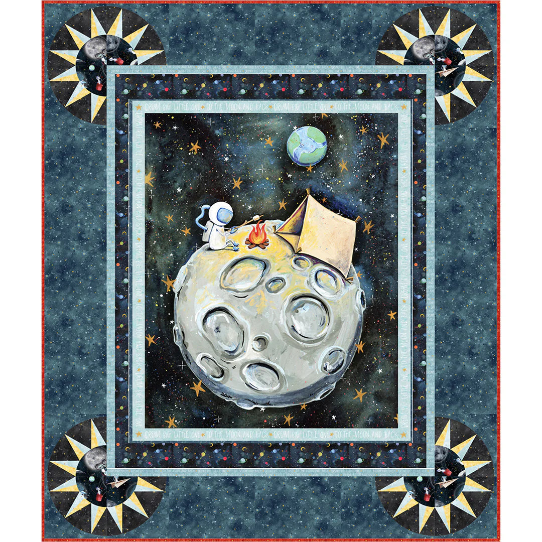 To The Moon Sunny Day Quilt Kit - P&B Textiles