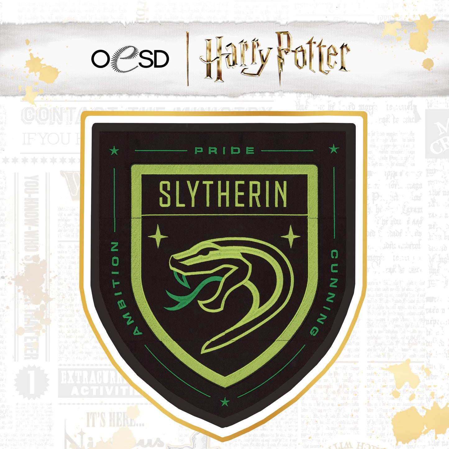 Slytherin Tiled House Banner OESD