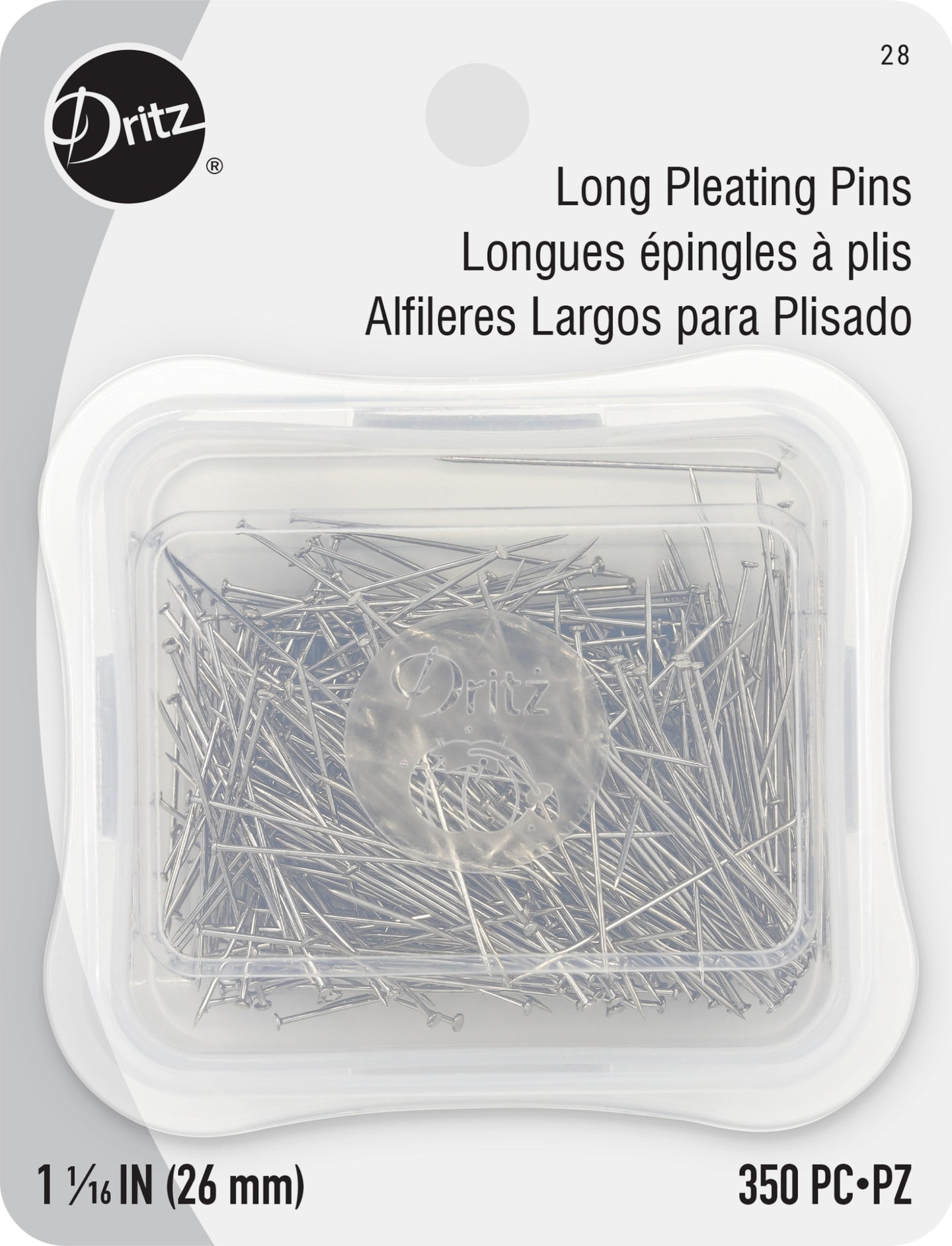 Dritz 1-1/16" Inch Long Pleating Pins 350ct.