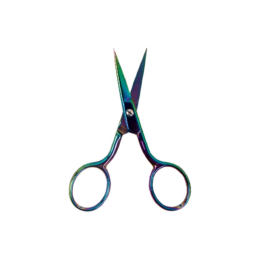 Rainbow Titanium Needlework Scissors